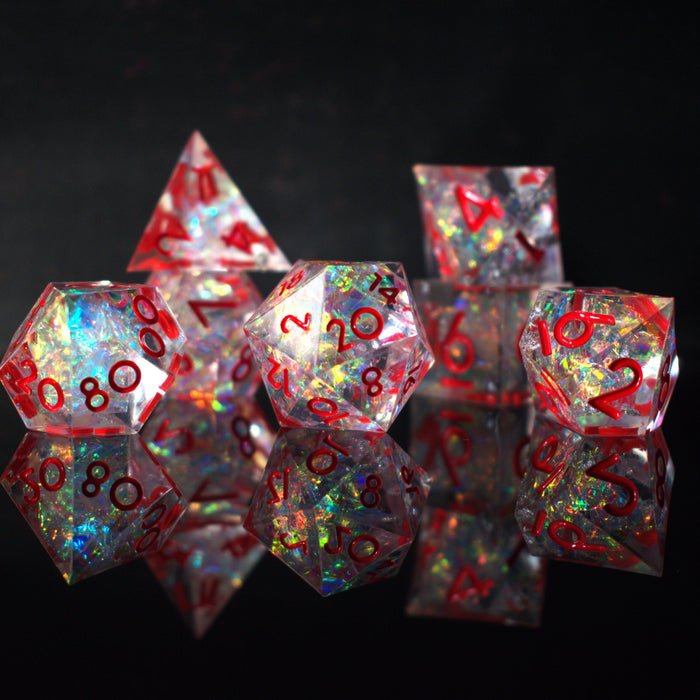 Shatter Sharp-Edged Resin Dice Set - Just $39.99! Shop now at Retro Gaming of Denver