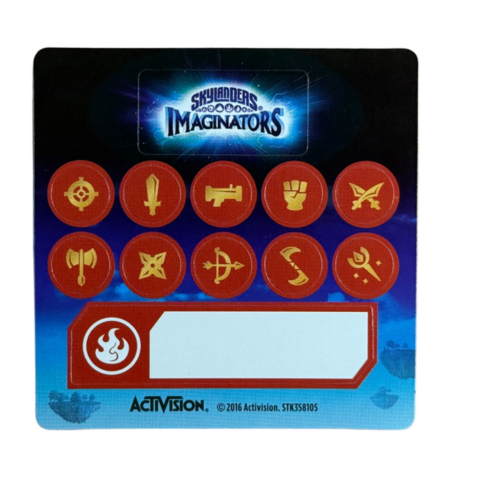 Fire Element Creation Crystal (Sticker Sheet) - for just $6! 