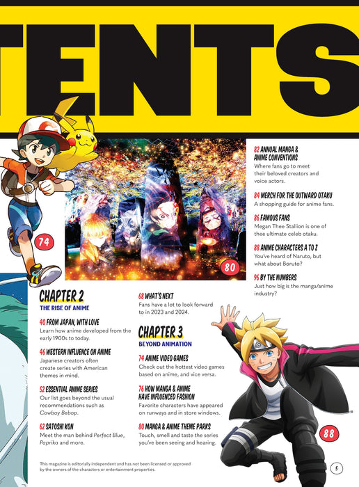 Manga & Anime - The Ultimate Guide: Japanese Comic Book, Series, Movies, Video Games, Fashion, Theme Park, Convention, Dragonball, Naruto, Kaiju No. 8, Akira, Ghost In The Shell & Megan Thee Stallion! - for just $13.99! 