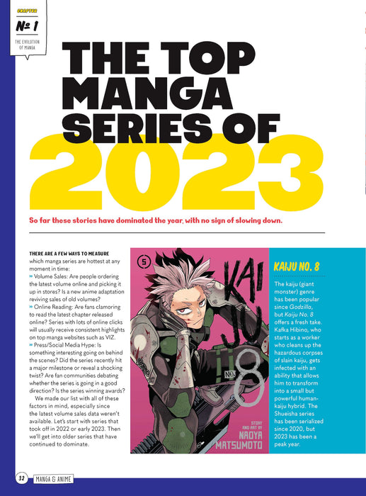 Manga & Anime - The Ultimate Guide: Japanese Comic Book, Series, Movies, Video Games, Fashion, Theme Park, Convention, Dragonball, Naruto, Kaiju No. 8, Akira, Ghost In The Shell & Megan Thee Stallion! - for just $13.99! 