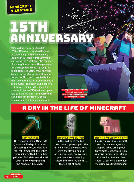 Minecraft - Essential Guide: Expert Tips & Tricks, Update 1.21, Block Building, Disney Adventure, Star Wars: Path Of The Jedi, Teenage Mutant Ninja Turtles, Legends, Dungeons, Mob, Free Maps & Poster! - for just $12.99! 