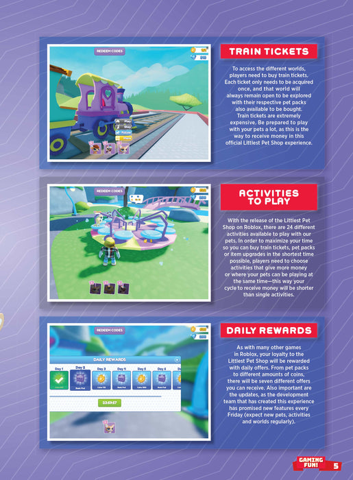 Roblox - 2024 Guide: 50+ Pages of Tips, Tricks & Secrets, Epic Updates, Littlest Pet Shop, NHL Blast, New Games, Super NFL Tycoon, Blox Fruits, Brookhaven RP, Evade, Doors, Adopt Me! & 2 Free Posters! - for just $12.99! 