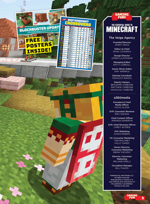 Minecraft - Essential Guide: Summer Update, Minecraft Movie, Jack Black, Wolf Armor, New Bat Design, Pots Storage, Strategies For Trial Chambers, Jurassic World, Star Wars, Nerf World, Maps & Posters! - for just $12.99! 