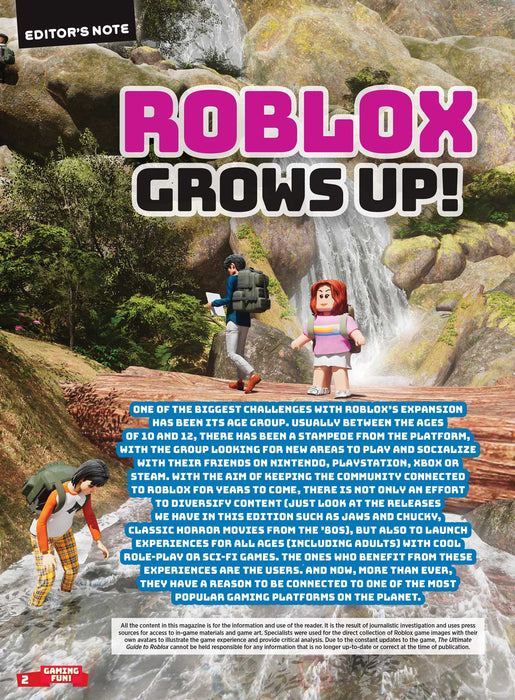 Roblox - Fan Guide: Expert Hints, Epic Updates, Jaws Infested Water, '80s Horror Throwback, SpongeBob Is Back, 50 Best Avatar Costumes, Griefville, Blox Fruits, Barbie DreamHouse Tycoon & Free Posters - for just $12.99! 