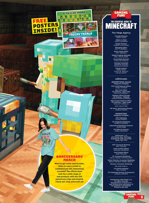Minecraft - 15 Year Anniversary: History, Tricky Trials Update, How To Find A Trial Chamber, Bundles Of Bravery, The Furious Five Kung Fu Panda DLC, Netflix Animated Series, Free Posters & More! - for just $12.99! 