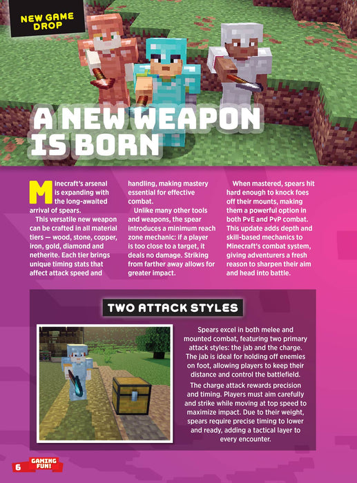 Minecraft - The Ultimate Guide: Underwater Revolution, New Weapon Secrets, Expert Tips & Tricks, Dragon Ball Z DLC, Steve & Alex In Sonic Racing Crossovers, Zombie Horses, Free Posters & More! - for just $12.99! 