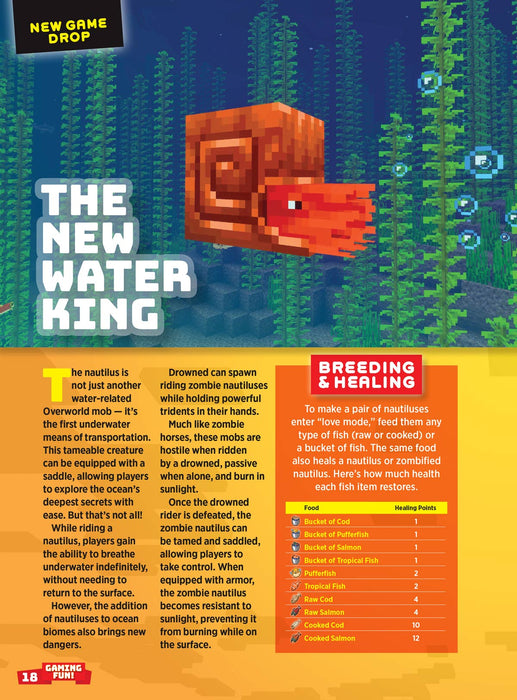 Minecraft - The Ultimate Guide: Underwater Revolution, New Weapon Secrets, Expert Tips & Tricks, Dragon Ball Z DLC, Steve & Alex In Sonic Racing Crossovers, Zombie Horses, Free Posters & More! - for just $12.99! 