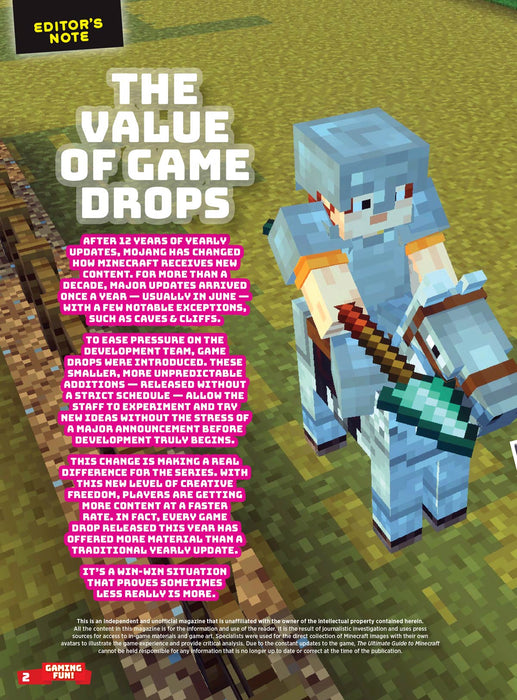 Minecraft - The Ultimate Guide: Underwater Revolution, New Weapon Secrets, Expert Tips & Tricks, Dragon Ball Z DLC, Steve & Alex In Sonic Racing Crossovers, Zombie Horses, Free Posters & More! - for just $12.99! 