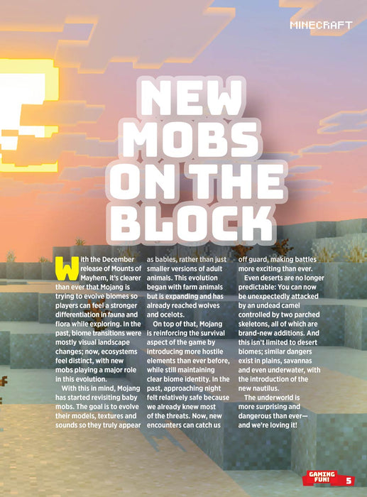 Minecraft - The Ultimate Guide: Mounts Of Mayhem, Stranger Things Turned Upside Down, Coral Zombie Nautilus, Everything About The Zombie Camel, Testing The Latest Mobs, Easter Eggs, Tips, Tricks & More! - for just $12.99! 