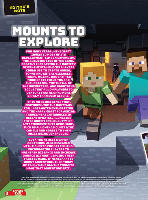 Minecraft - The Ultimate Guide: Mounts Of Mayhem, Stranger Things Turned Upside Down, Coral Zombie Nautilus, Everything About The Zombie Camel, Testing The Latest Mobs, Easter Eggs, Tips, Tricks & More! - for just $12.99! 