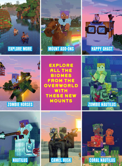 Minecraft - The Ultimate Guide: Mounts Of Mayhem, Stranger Things Turned Upside Down, Coral Zombie Nautilus, Everything About The Zombie Camel, Testing The Latest Mobs, Easter Eggs, Tips, Tricks & More! - for just $12.99! 