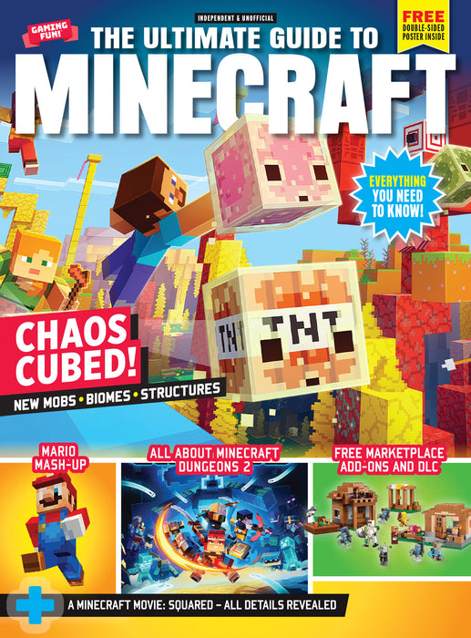 Minecraft - The Ultimate Guide: Chaos Cubed, New Mobs, Biomes, Structures, Everything You Need To Know, Mario-Mash-Up, Free Marketplace Add-ons & DLC, All About Minecraft Dungeons 2 & More! - for just $19.99! 