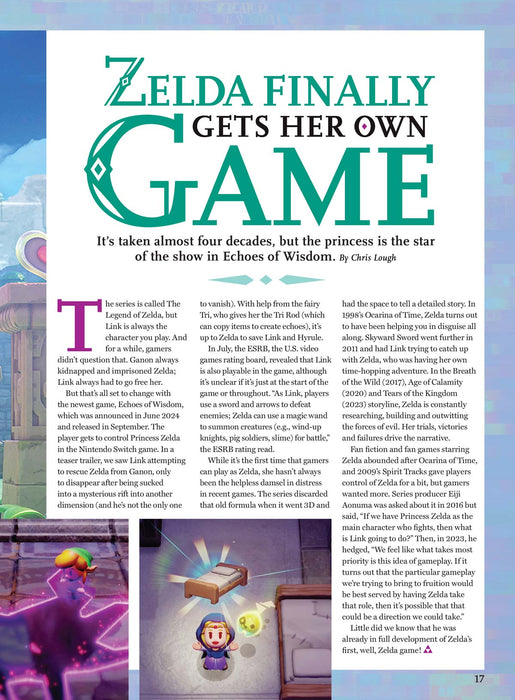 Legend Of Zelda - How It Changed Gaming Forever, Latest On Live-Action Movie, Ranking Games & Spinoffs, Key Characters, Link, Ganondorf, Weapons, Explore Hyrule, Her Own Game Echoes Of Wisdom & More! - for just $12.99! 