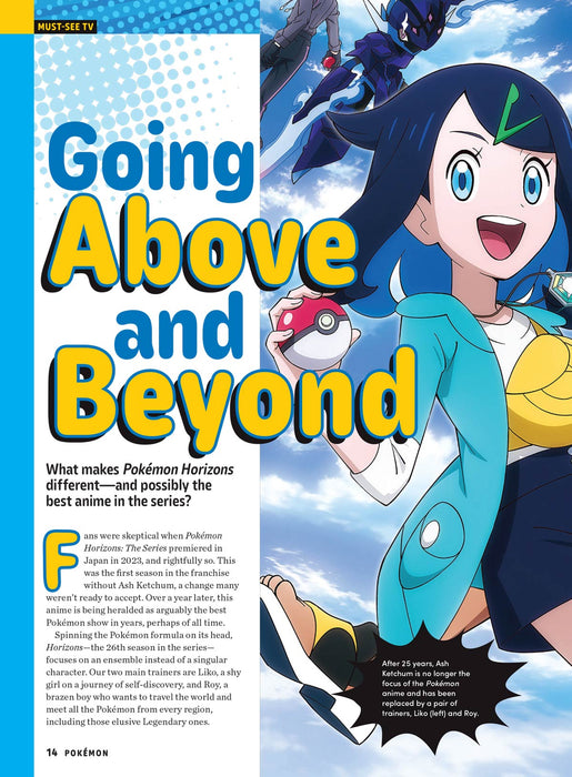 Pokémon - A Complete Fan Guide: The New Game Legends: Z-A, The Latest On The Live Action Movie, Pokémon Horizons, Greatest Unsolved Pokémon Mysteries, Will Ash Ketchum Return?, 2 Free Posters & More! - for just $14.99! 