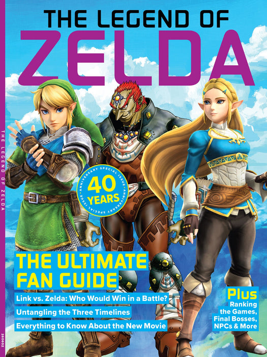 Legend of Zelda - 40th Anniversary Special Issue: The Ultimate Fan Guide, Link vs. Zelda Showdown Battle, 3 Timelines Uncovered, Everything You Need To Know About The New Movie, Rankings, NPCs & More! - for just $14.99! 