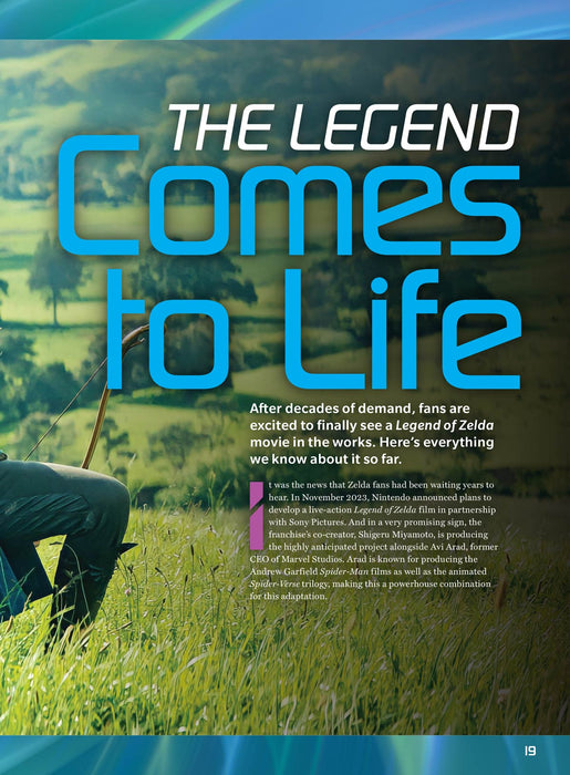 Legend of Zelda - 40th Anniversary Special Issue: The Ultimate Fan Guide, Link vs. Zelda Showdown Battle, 3 Timelines Uncovered, Everything You Need To Know About The New Movie, Rankings, NPCs & More! - for just $14.99! 