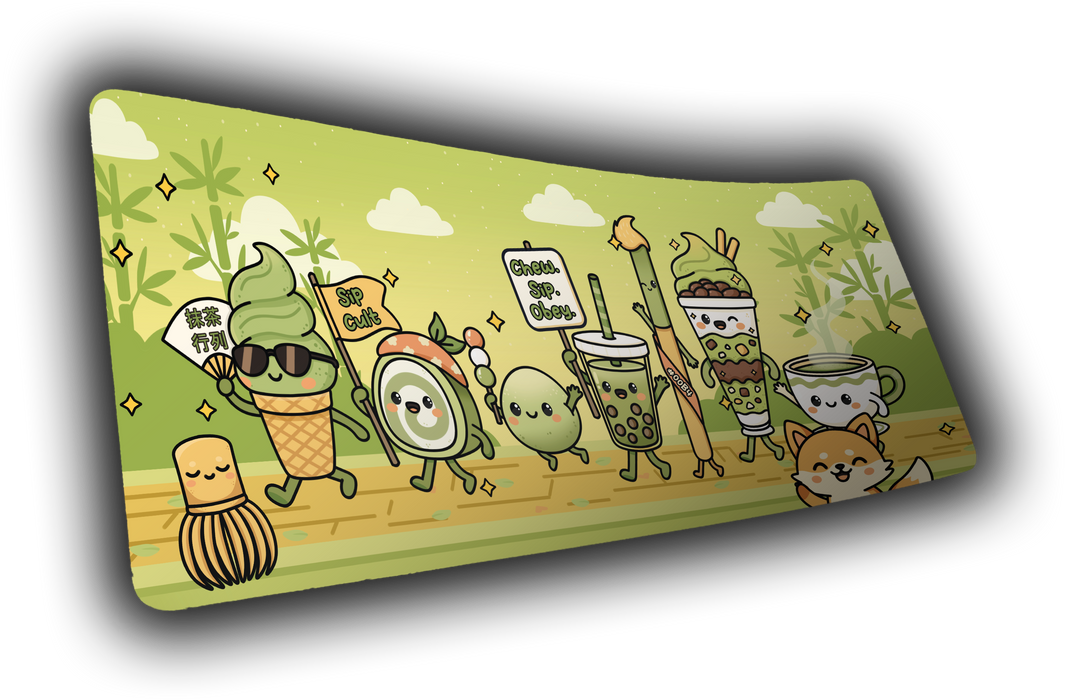 "Sip Cult" — Kawaii Deskmat - for just $49.95! 