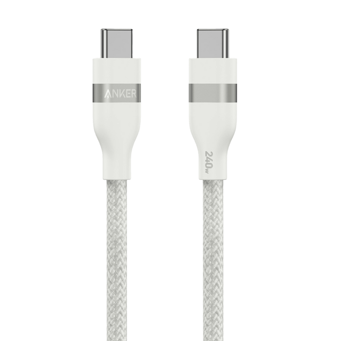 Anker USB-C to USB-C Cable (3 ft / 6 ft, 240W, Upcycled-Braided) - for just $19.99! 