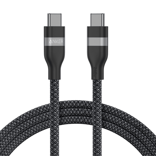 Anker USB-C to USB-C Cable (3 ft / 6 ft, 240W, Upcycled-Braided) - for just $19.99! 