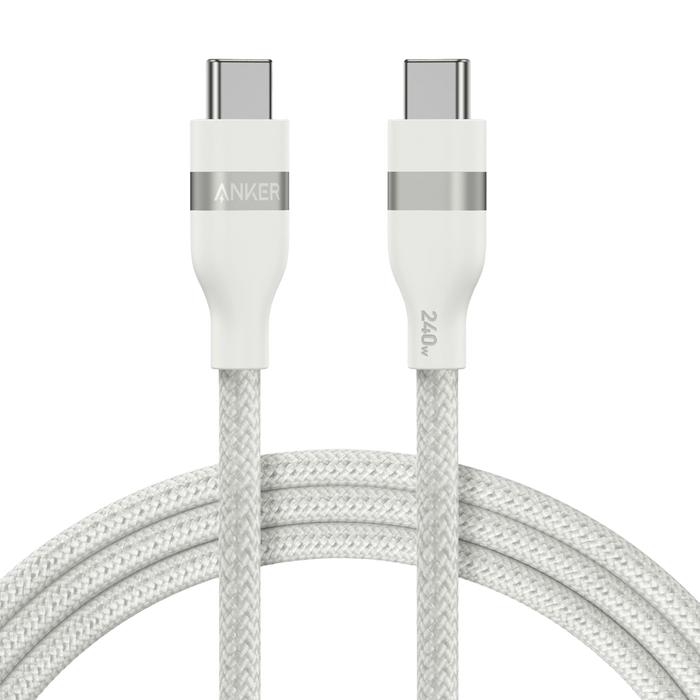 Anker USB-C to USB-C Cable (3 ft / 6 ft, 240W, Upcycled-Braided) - for just $19.99! 
