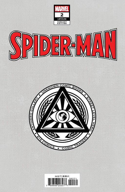 Spider-Man #2 Unknown Comics Jay Anacleto Exclusive Virgin Var (11/09/2022) - for just $20! 