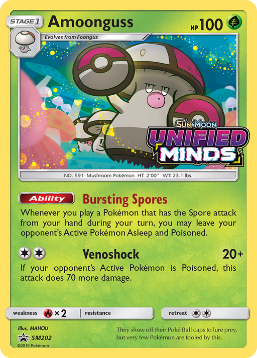 Amoonguss (Prerelease) SM202/248 - SM Promos Holofoil - for just $1.12! 