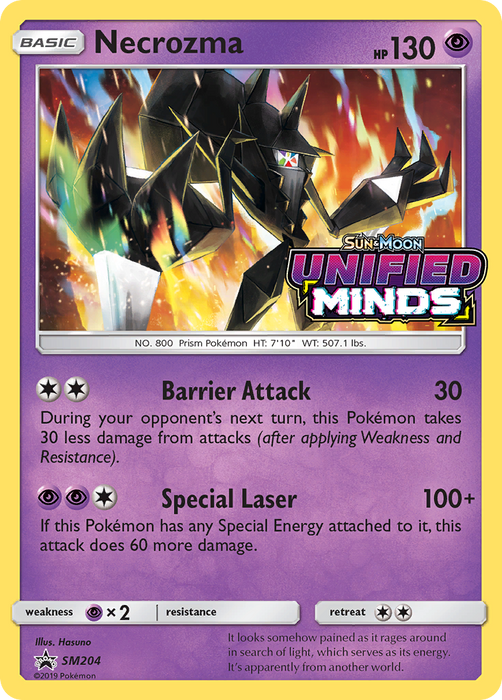 Necrozma SM204 - SM Promos - Holofoil - for just $3! 