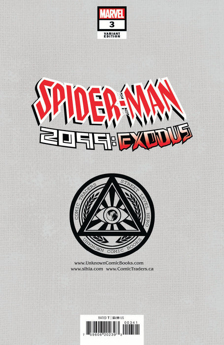 Spider-Man 2099: Exodus #4 Unknown Comics Alan Quah Exclusive Var (07/13/2022) - for just $10! 