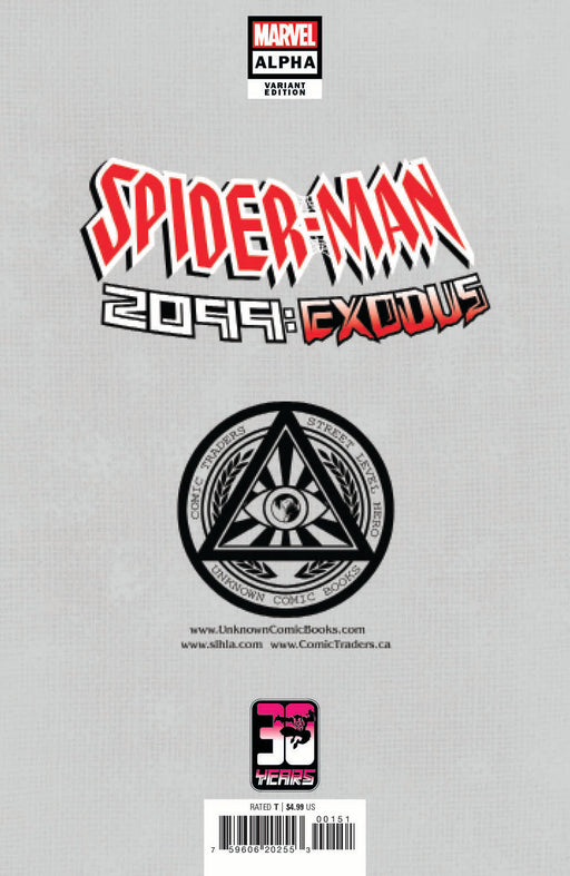 Spider-Man 2099: Exodus Alpha 1 Unknown Comics Kaare Andrews Exclusive Var (05/04/2022) - for just $10! 