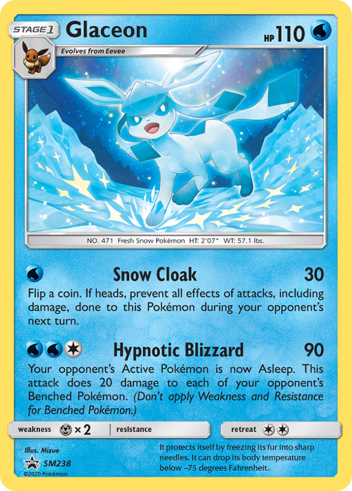 Glaceon SM238/248 - SM Promos - for just $1.38! 