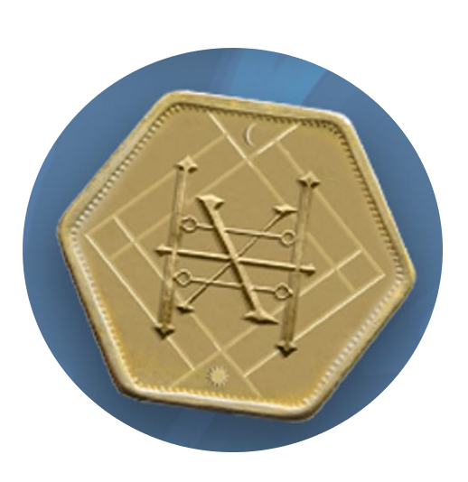 Behext: Kickstarter Exclusive Master Hex Metal Coin - for just $4.99! 