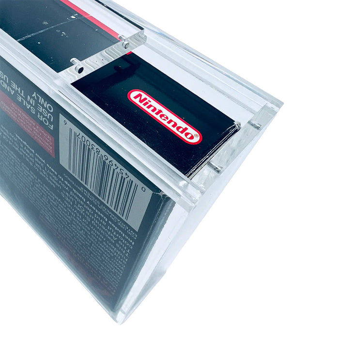 Acrylic Hard Case for SNES, N64, ATARI JAGUAR Video Game Box (4mm thick, UV & Slide Bottom) 5h x 7w x 1.25d - for just $24.99! 