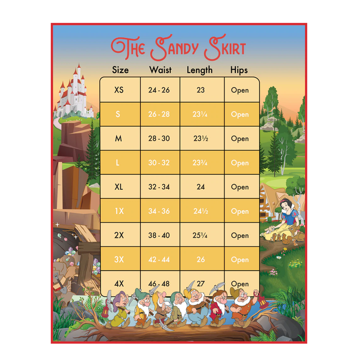 Stitch Shoppe by Loungefly: Disney Snow White - Smile and a Song "Sandy" Skirt - for just $75! 
