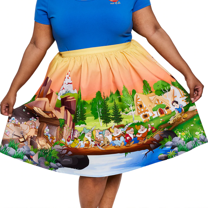 Stitch Shoppe by Loungefly: Disney Snow White - Smile and a Song "Sandy" Skirt - for just $75! 