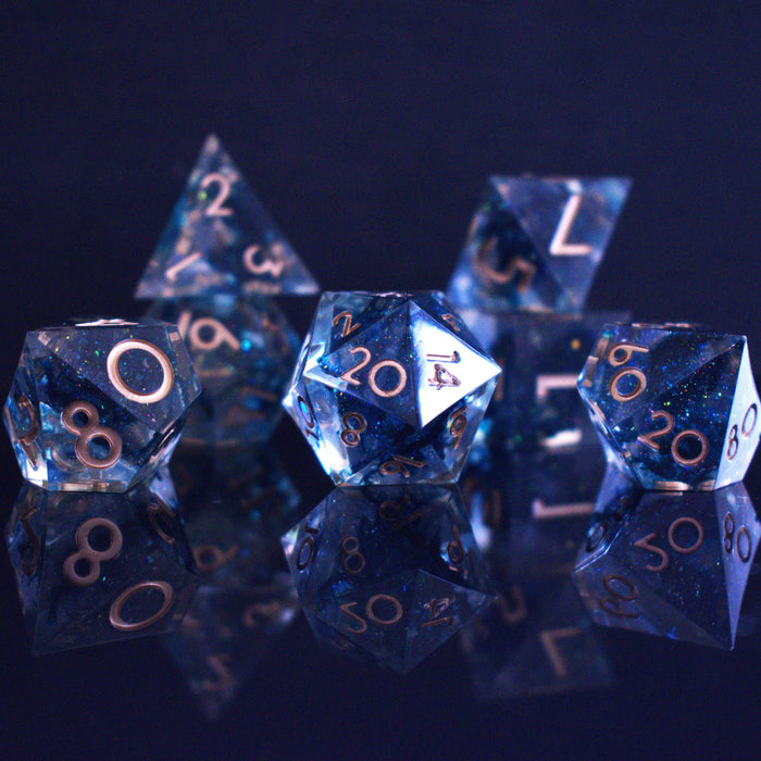 Soul Cage Sharp-Edged Resin Dice Set - Just $39.99! Shop now at Retro Gaming of Denver