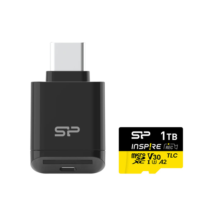 Silicon Power 1TB Inspire UHS-1(U3) V30 A2 MicroSD Memory Card with Card Reader [Not compatible with Switch 2] - for just $184.97! 