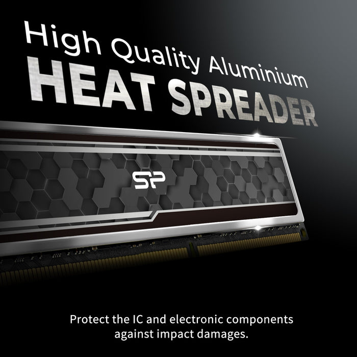 Silicon Power Gaming Series DDR4 3200MT/s (PC4 25600) 16GB(2x8GB)-32GB(2x16GB) Dual Pack 1.35V Desktop Unbuffered DIMM - for just $118.97! 