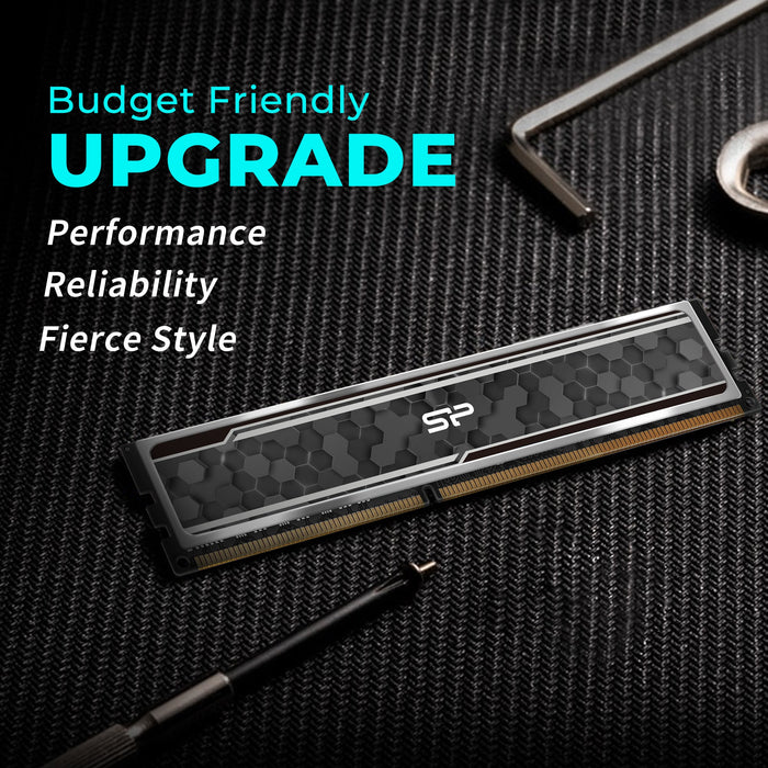 Silicon Power Gaming Series DDR4 3200MT/s (PC4 25600) 16GB(2x8GB)-32GB(2x16GB) Dual Pack 1.35V Desktop Unbuffered DIMM - for just $118.97! 