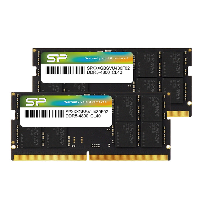 Silicon Power DDR5 4800MT/s (PC5-38400) 64GB(2x32GB) Dual Pack 1.1V Laptop SODIMM - for just $683.97! 