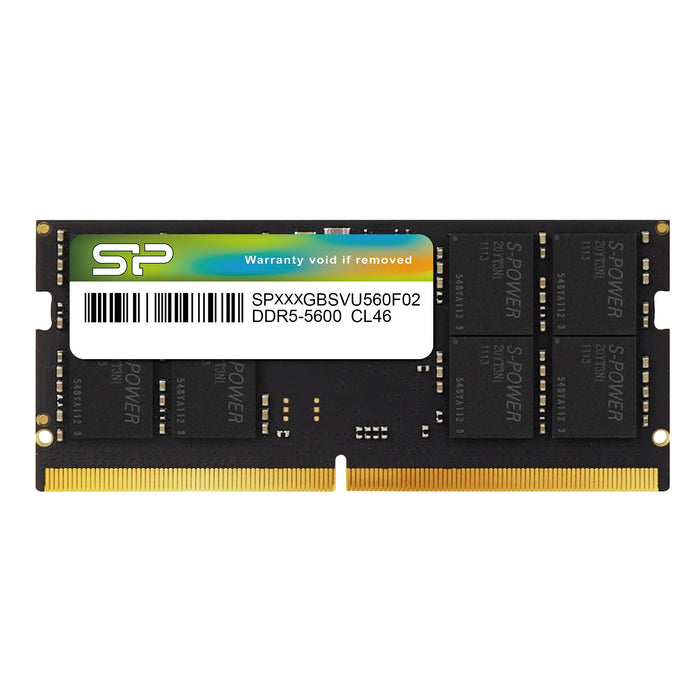 Silicon Power DDR5 5600MT/s (PC5-44800) 24GB Single Pack CL46 1.1V SODIMM Non-ECC Laptop SODIMM - for just $247.97! 