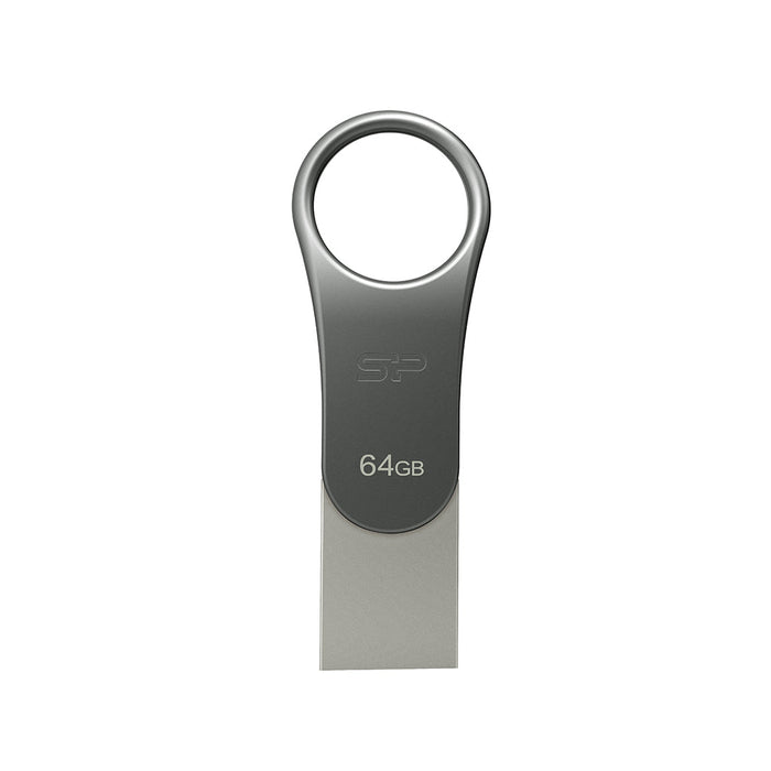 Silicon Power Mobile C80 64GB Dual Type-C (USB-C)/USB 3.2 Gen1 Flash Drive - for just $17.99! 