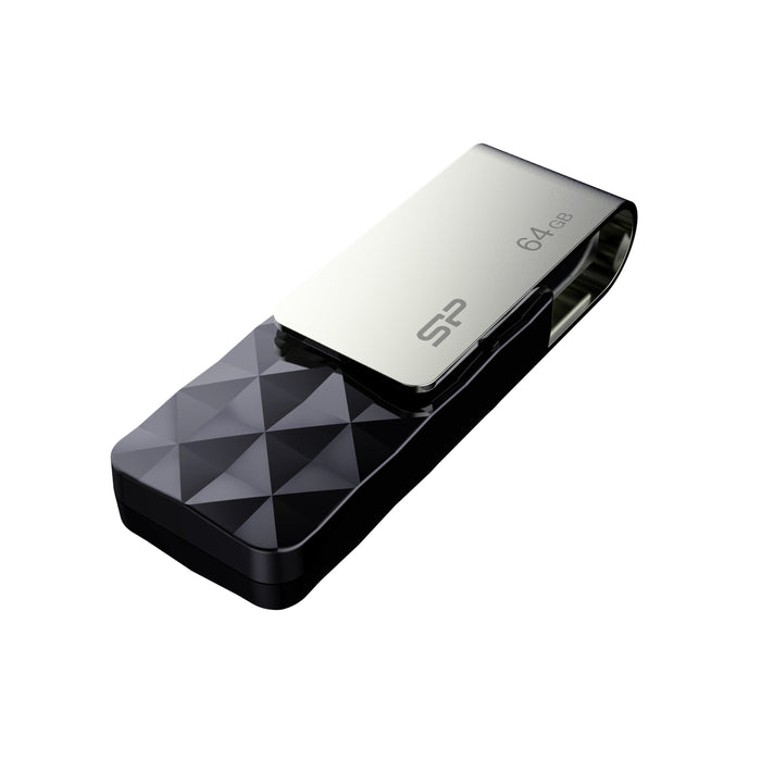 Silicon Power Blaze B30 64GB USB 3.2 Gen 1/ USB 3.0 Flash Drive - for just $33.20! 