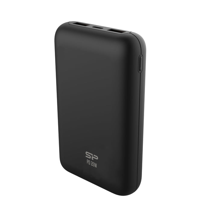 Silicon Power QS58 20,000mAh Portable Phone Charger Power Bank 18W QC 3.0/ 20W Power Delivery (PD) Fast Phone Charging [Black] - for just $25.99! 