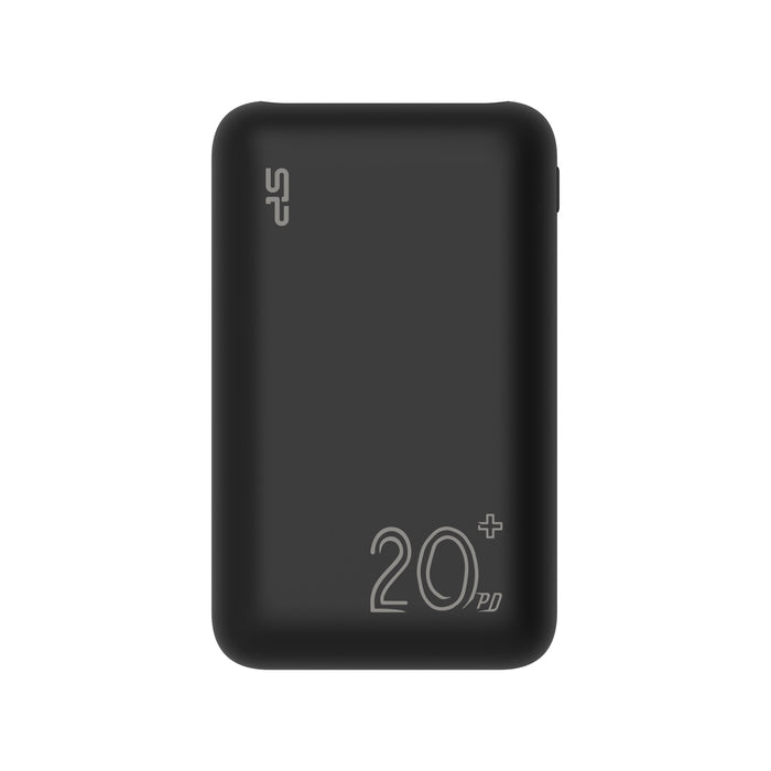 Silicon Power QS58 20,000mAh Portable Phone Charger Power Bank 18W QC 3.0/ 20W Power Delivery (PD) Fast Phone Charging [Black/White] - for just $39.99! 