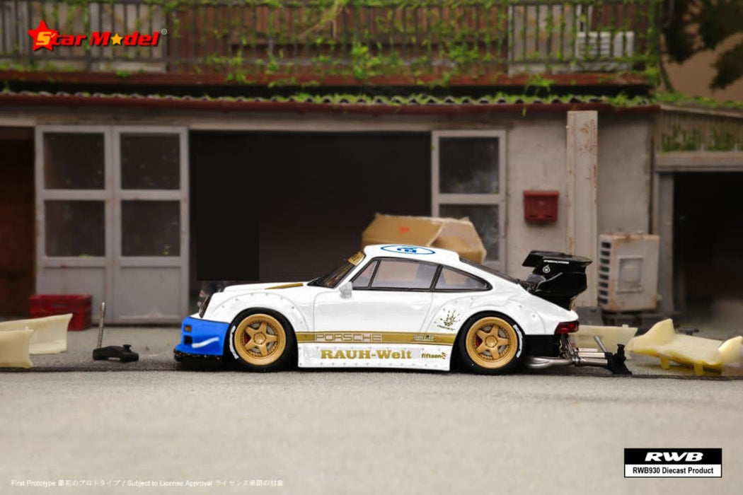 Star Model Porsche RWB 930 GT Wing NFS White Livery 1:64 - for just $30.99! 