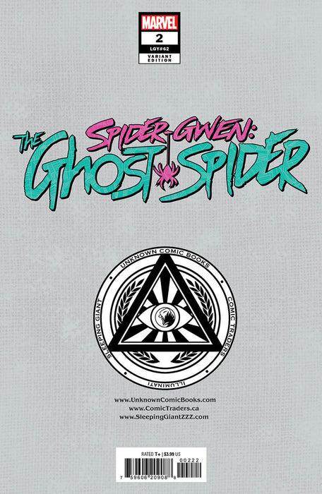 Spider-Gwen: The Ghost-Spider #2 Unknown Comics Leirix Exclusive Var (06/26/2024) - for just $5! 
