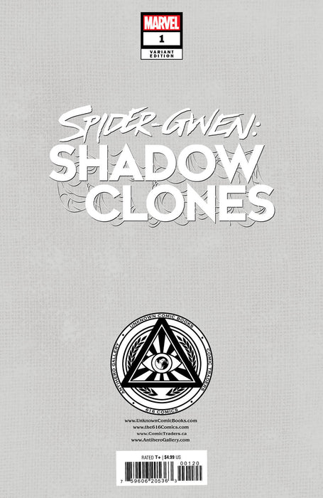 Spider-Gwen: Shadow Clones #1 Unknown Comics Kael Ngu Exclusive Virgin Var (03/01/2023) - for just $20! 