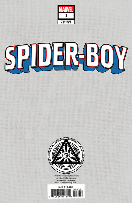 [Signed by Kaare Andrews] SPIDER-BOY #1 UNKNOWN COMICS KAARE ANDREWS EXCLUSIVE VAR [IN STOCK] - for just $20! 