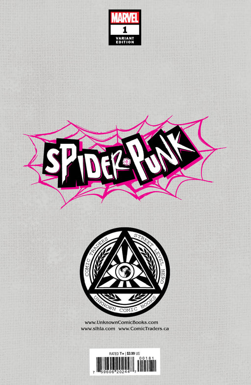 Spider-Punk 1 Unknown Comics Tony Daniel Exclusive Var (04/06/2022) - for just $10! 
