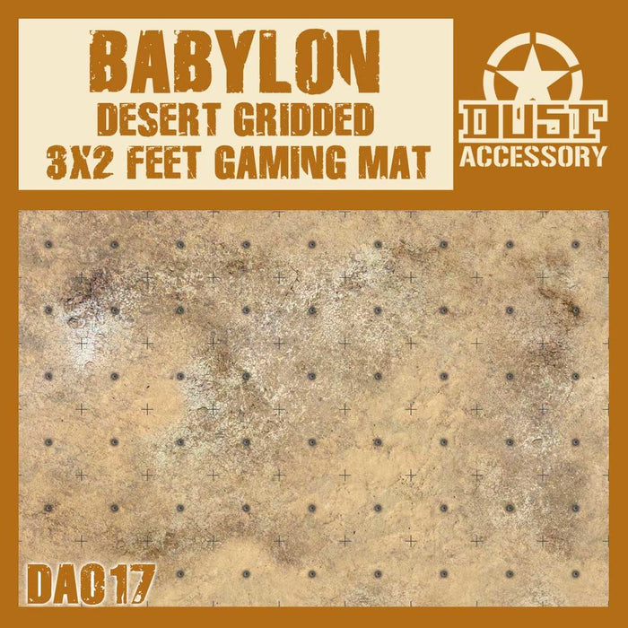 DUST 1947: Babylon Gaming Mat (Neoprene)  - Grid - for just $25.30! 